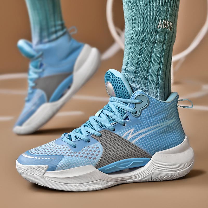 Basketball shoes men's 2025 new spring youth student training actual combat non-slip fashion trend sports shoes