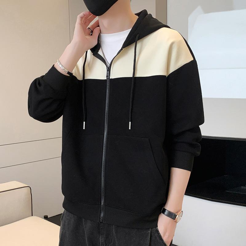 

Весна и осень, новая мужская толстовка с капюшоном All Young Handsome, футболка с длинными рукавами, кардиган, толстовка с капюшоном, базовая рубашка 4XL