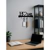 Iron Love Key Hanger No Drill Wall Mount Entryway Organizer Hook Rack