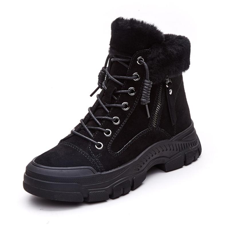 Fashion DIMANYU Snow Boots Women Anti Slip 2025 New Platform Booties Women's Winter With Fur Casual Boots For Womenankle Boots