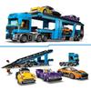 LEGO® City 60408 Le camion de transport de voitures de sport, 4 véhicules pour enfants