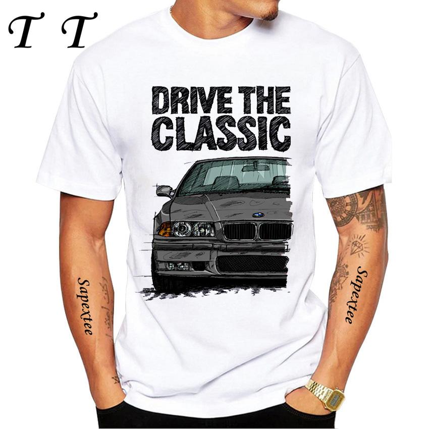 Retro Turbo Classic E36 E28 Evolution Car Fan T-Shirt Men Short Sleeve Hip Hop Boy Casual Tops Retro Legend E30 Car Design Tees