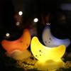 Moon Star Night Light for Kids, Silicone Soft Glow LED Lamp for Bedroom, Cute Cloud Moon Decor for Nursery