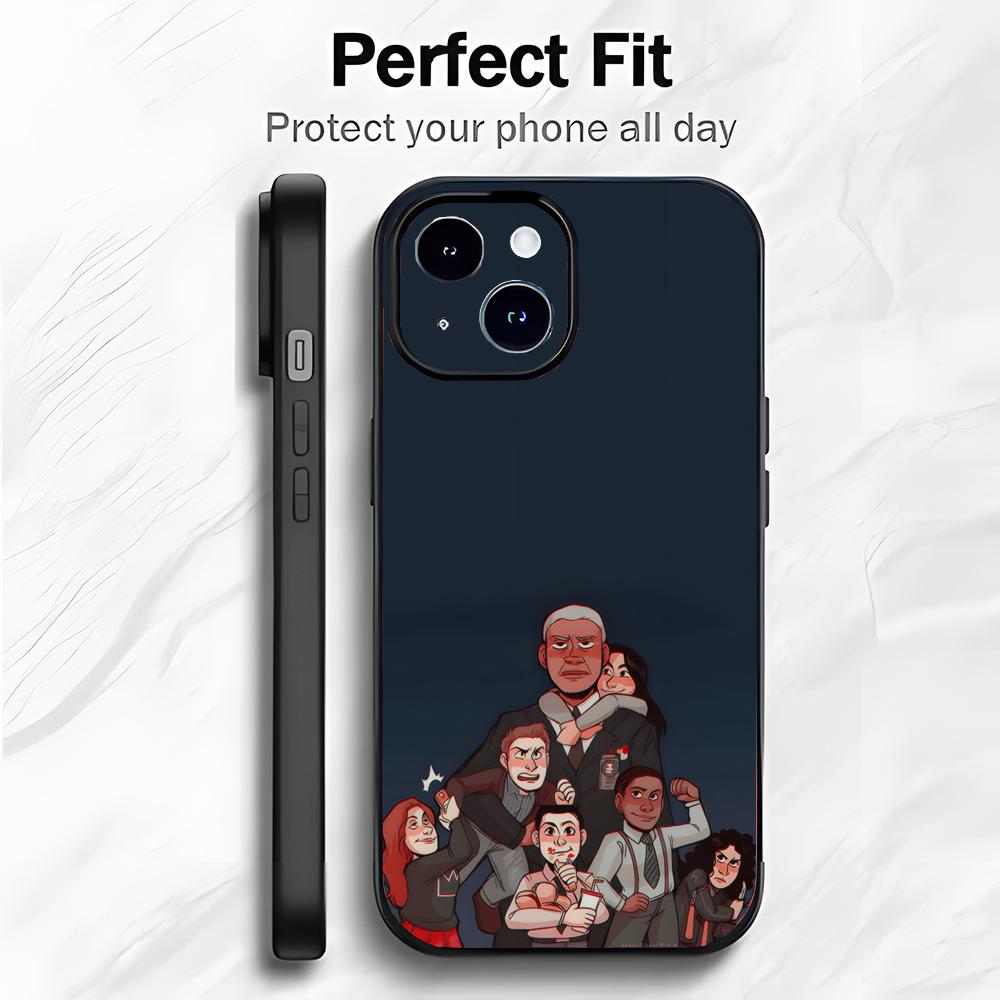 Coque de téléphone Drôle Spectacle Comique B-Brooklyn Nine-Nine Coque de téléphone Emballage Souple Léger Pour iPhone17 16 15 14 13ProMax
