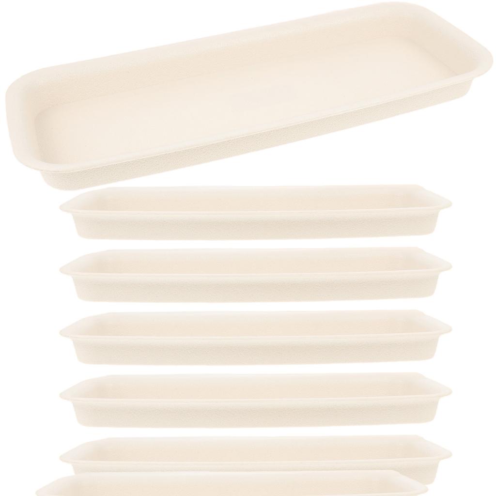 6Pcs Durable Planter Pot Tray Plastic Flower Pot Pallet Waterproof Base Tray Protector Bottom Saucer Base Pallet
