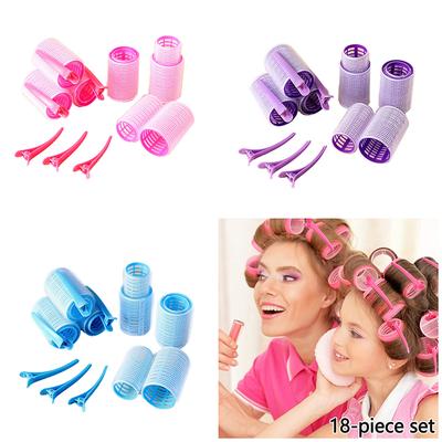 6/18/40 Stück Haarwickler Selbstklebend Luftige Pony Lockenwickler Haarspangen DIY Haar Lockenwickler Clips Zubehör Dauerwellen Werkzeuge