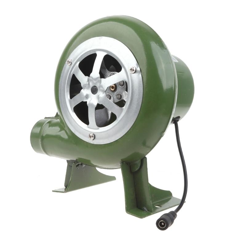 Barbecue Fan BBQ Blower 40/60/80W Mini Blacksmith Air Blower with Duct Iron Gear Portable Electric Blower for Camping