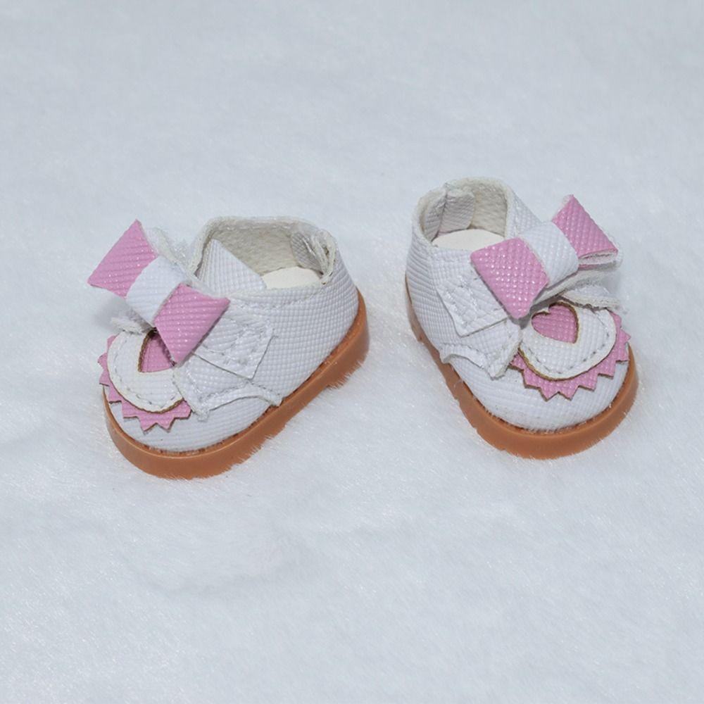 3.8CM Labubu Shoes Replacement PU Leather Shoes Versatile Doll Clothes Match Bubble Mart Blind Box