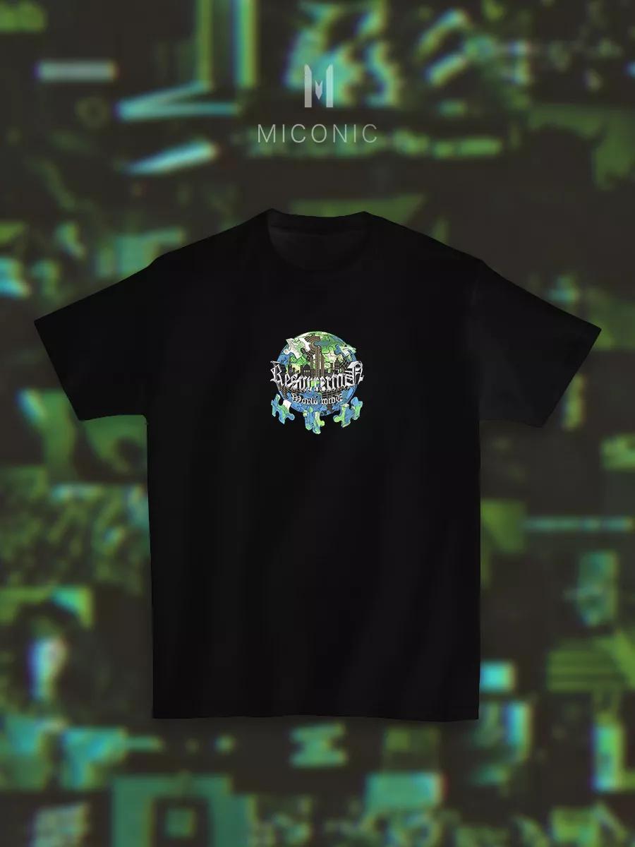 Футболка с принтом в стиле гранж Y2K 3XL