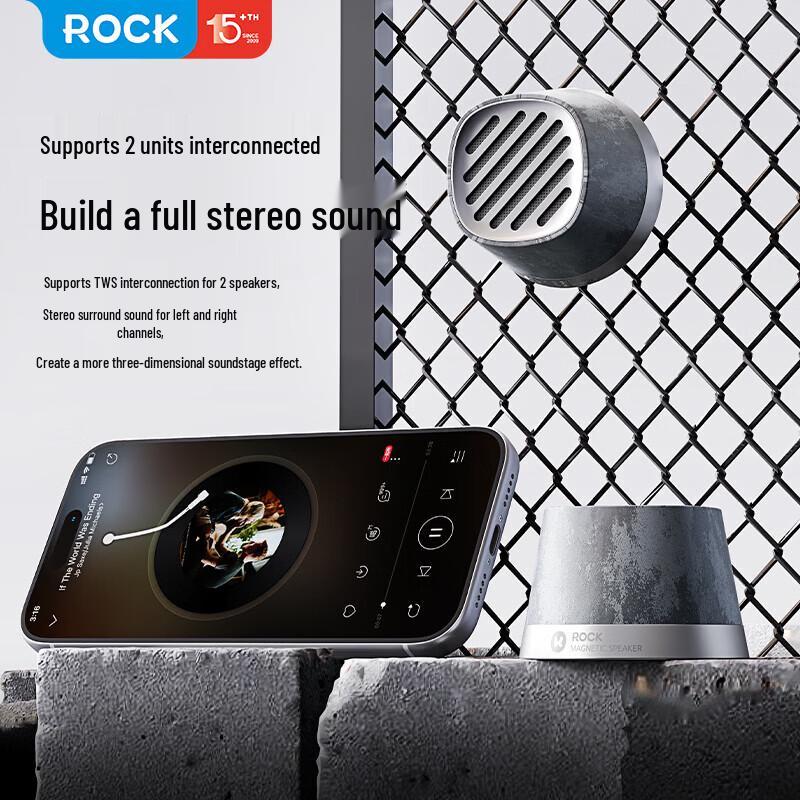 ROCK Linglong K13 Pro Magnetischer Mini-Bluetooth-Lautsprecher CN-Stecker (Adapter enthalten) (CN-Version)