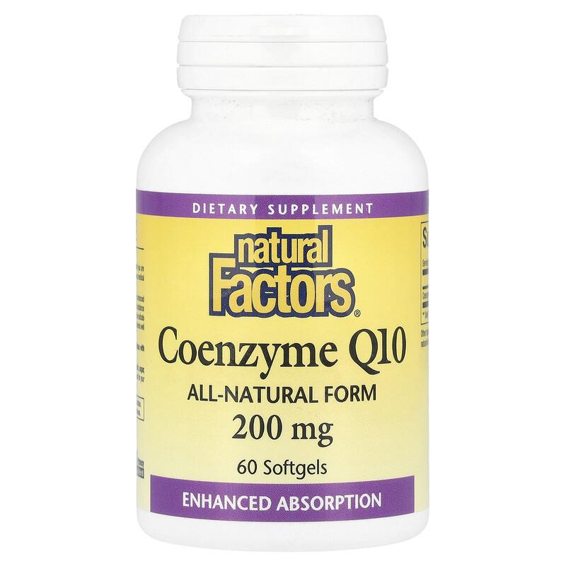 Coenzyme Q10, 200 mg, 60 Softgels