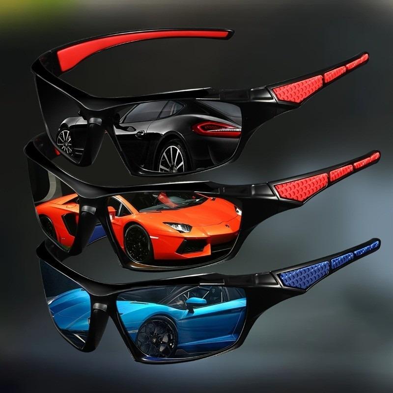 3PCS New Sport Polarized Sunglasses Unisex Wrap-Around Design Suitable for Cycling Fishing Outdoor Activities