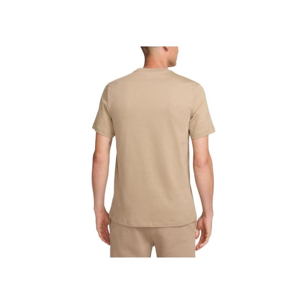Nike Letter Logo Round Neck Pullover Short Sleeve T-Shirt Men T-Shirts Khaki AR4997-248