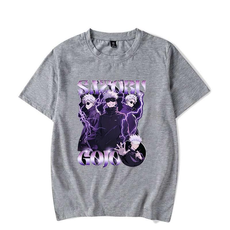 Hot Anime Gojo Satoru T-Shirt Men Women T Shirt Cosplay Clothes Streetwear Tee Shirt Plus Size Tops