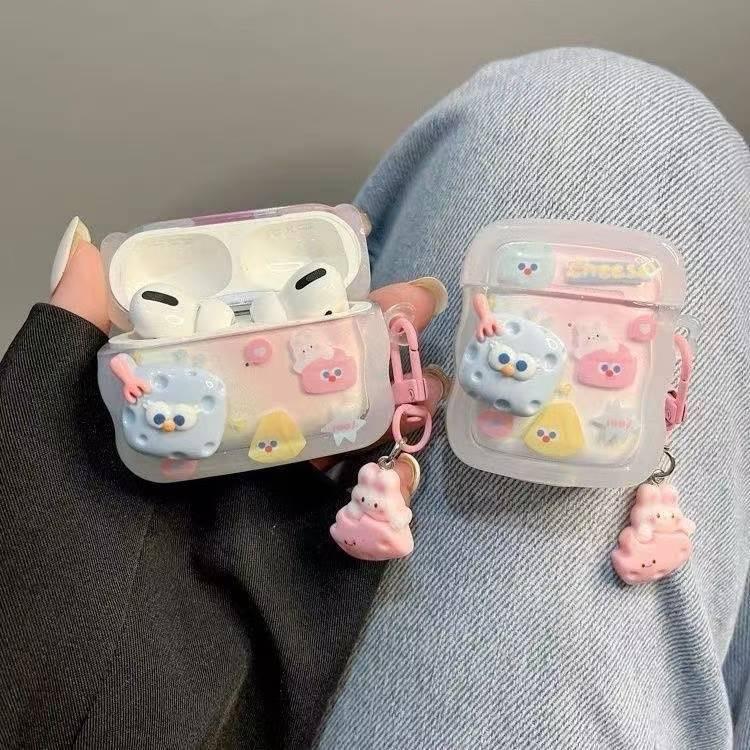 Blue cheese for AirPods pro1 apple bluetooth wireless 1/1/1 generation earphone cover cute pendant female
