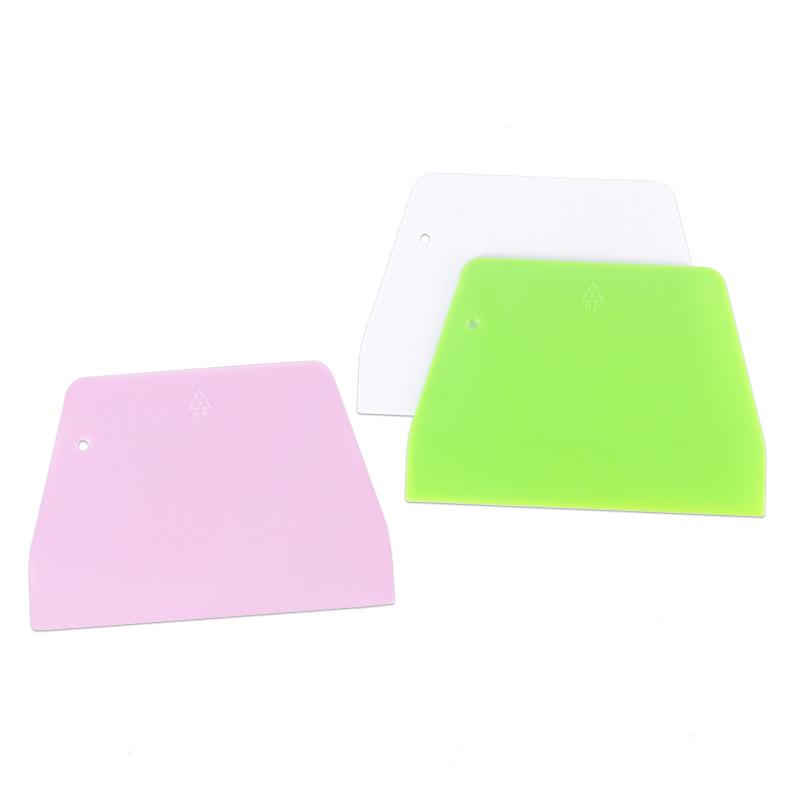 Plastic Baking Dough & Cake Scraper Set