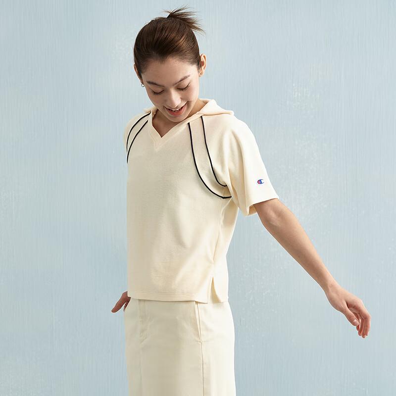 Champion Women's Corduroy V-Neck Polo T-Shirt