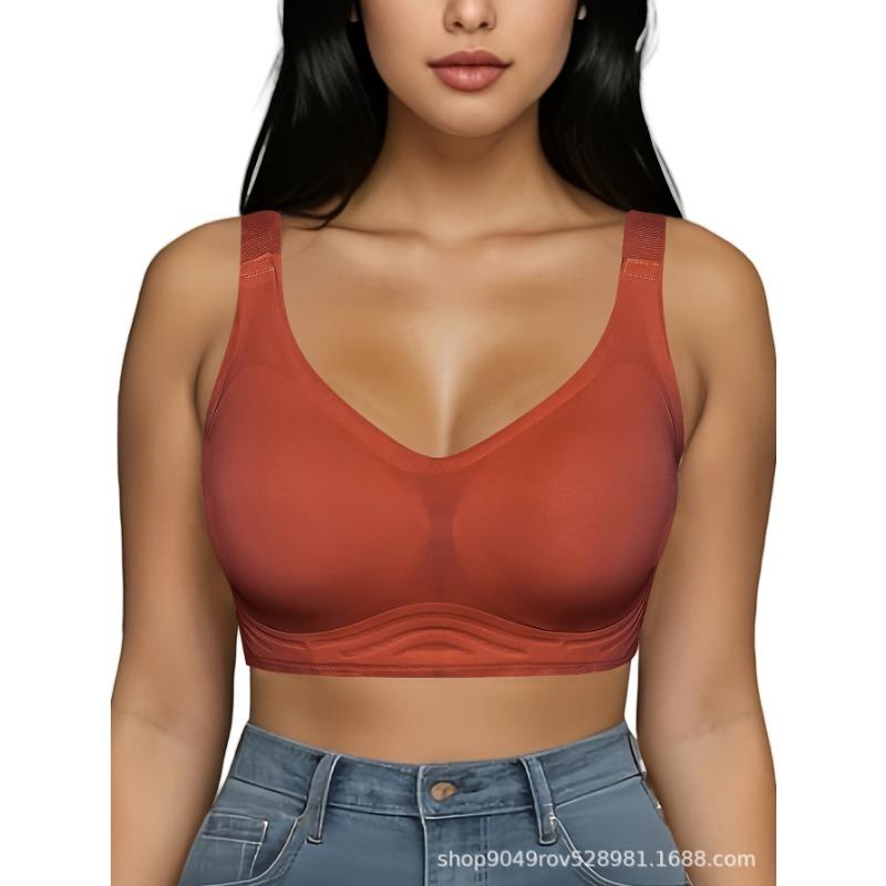 Women Wireless Comfortable Push Up Seamless Breathable Back Beauty Sports Bra