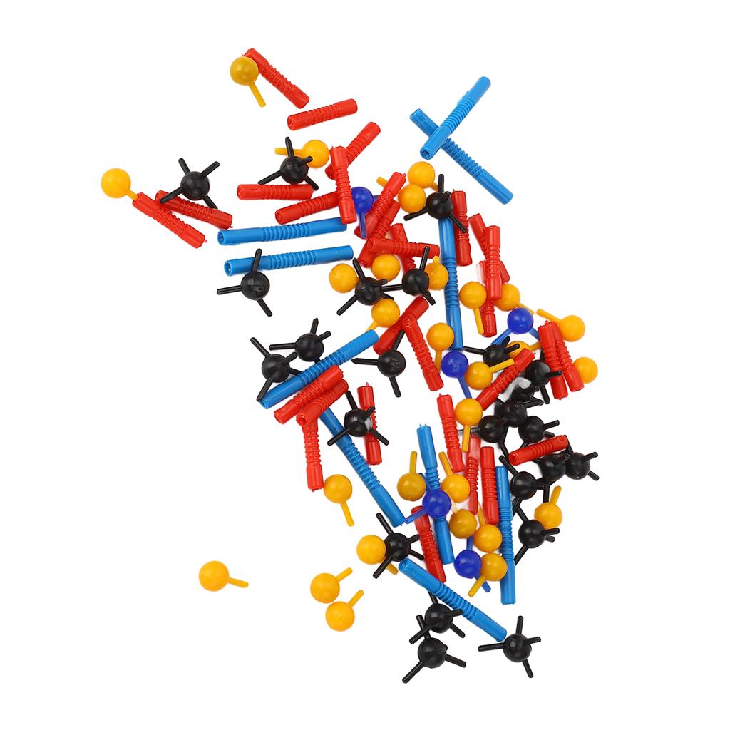 Molekylstrukturmodell Organisk kemi Kul-Pinne Skalenlig Modell med Förvaringslåda för Skollaboratorium