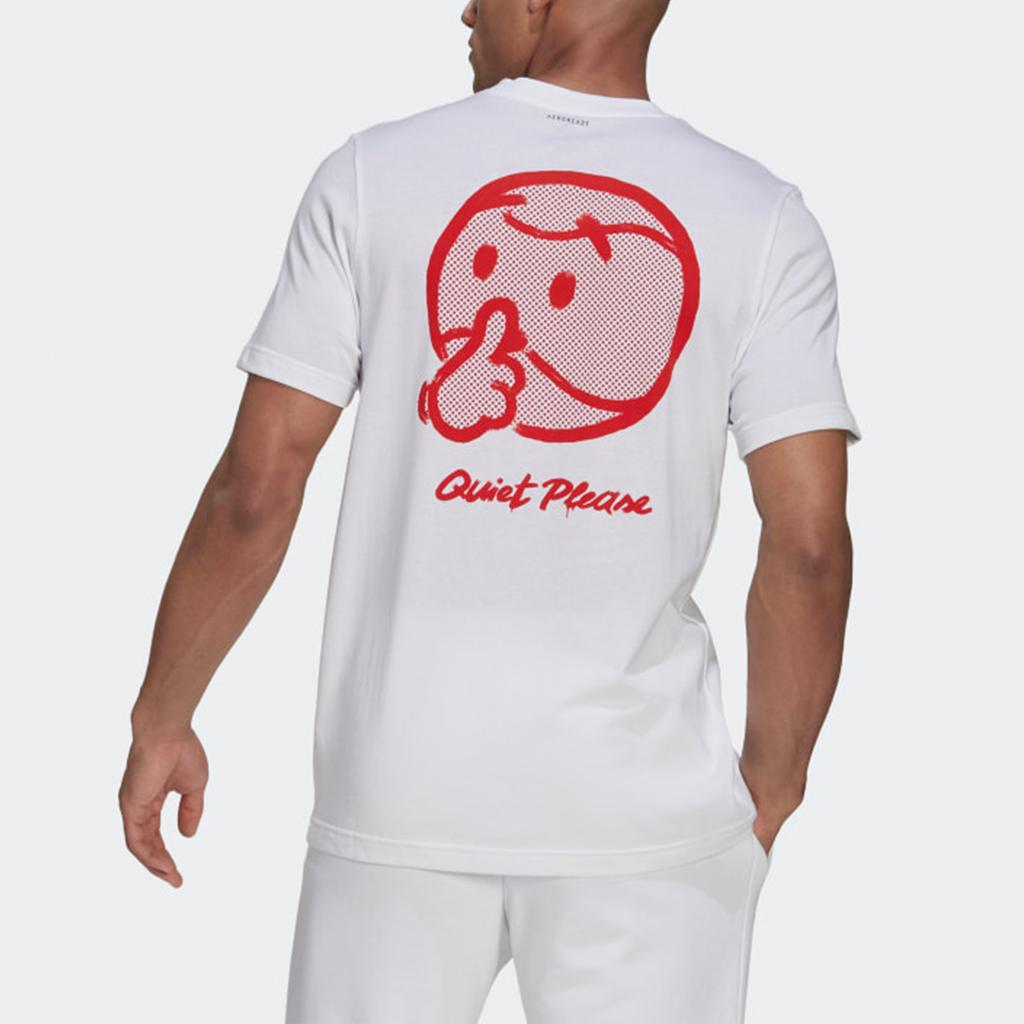 Adidas Set-in Sleeve T-Shirt Men's White GU8856