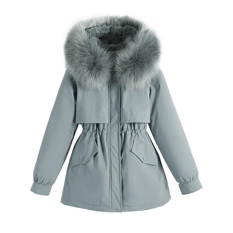 Cotton-padded Jacket Women's Short Winter Cotton-padded Clothes Overcome Coat.