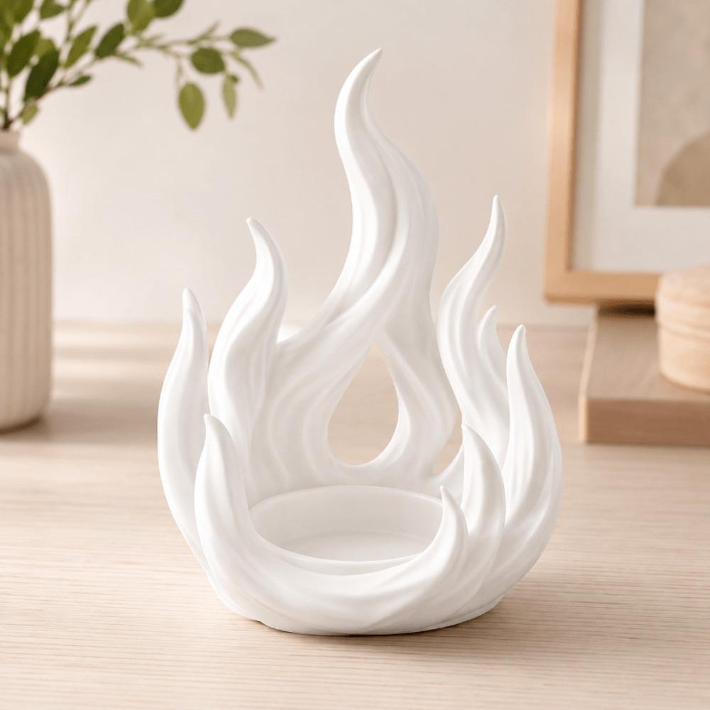 Dark Style Candlestick Rack 3D Printed Aroma Candle Display Tray Outdoor Patio