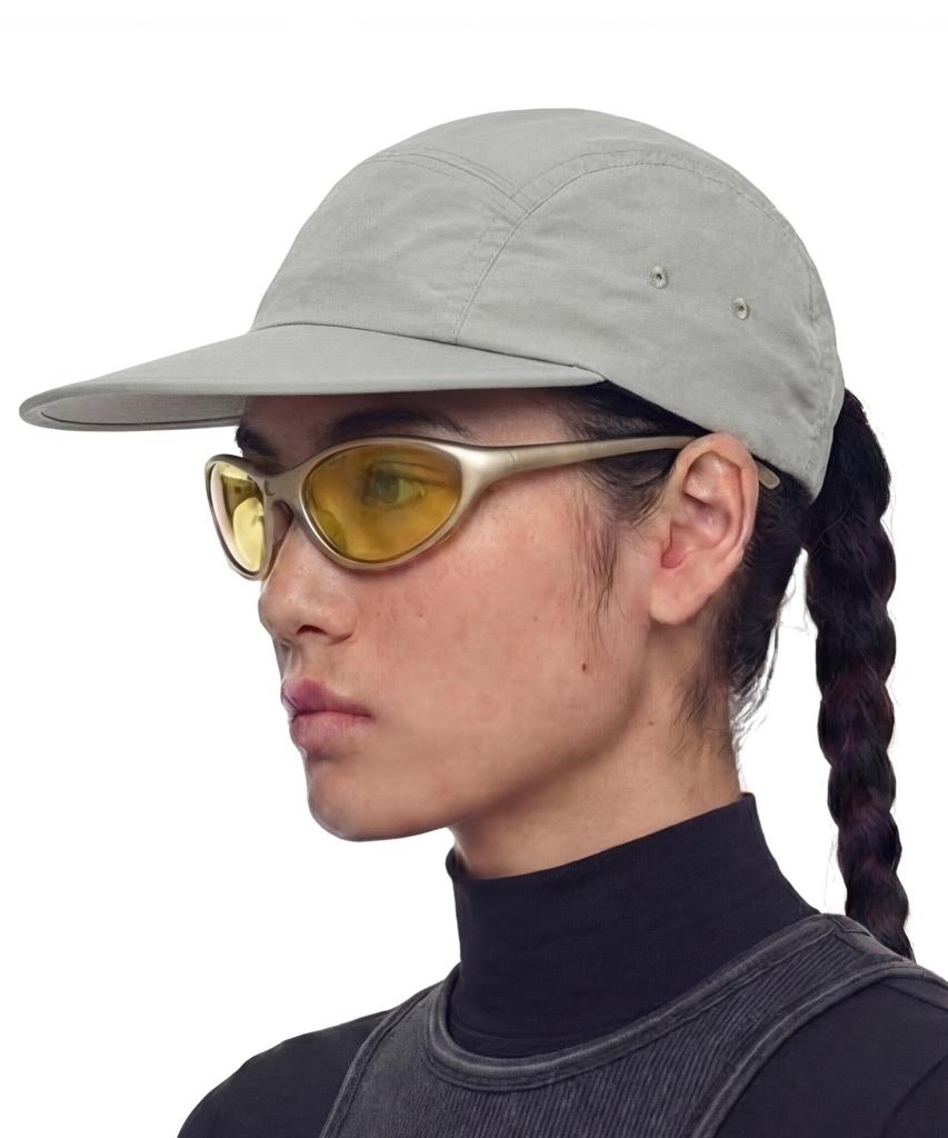 Yualeichi Nylon Flat Brim Outdoor Gorpcore Hiking Camp Cap Urh - C - 004 - Mipan Regen - Ol