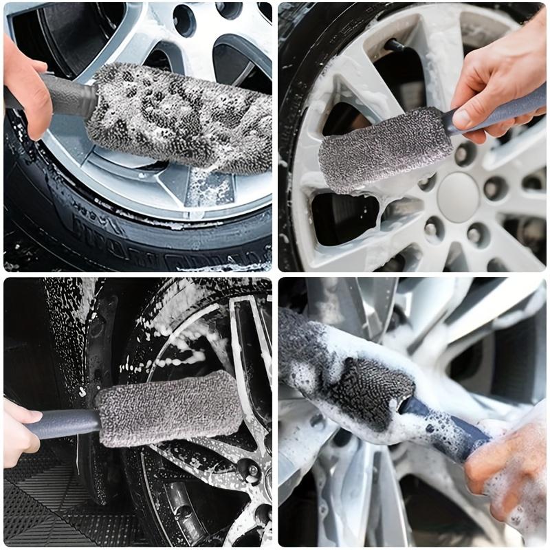 9/11-teiliges Autoreinigungs-Werkzeugset Auto-Detailing-Set Reifenbürste Poliertuch Waschsponge Mikrofaser-Reinigungshandschuh Handtücher
