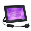 100W UV Black Light 220V LED Floodlight 395nm Aluminium IP66 50W for Outdoor/Stage Halloween Decoration Disco Party Curing Lamp