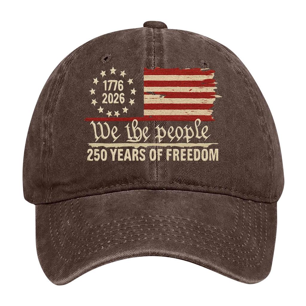 American 250th Independence Day Baseball Cap for Men and Women Fashionable Casual Versatile Printed Hat Spercial Holiday Gift