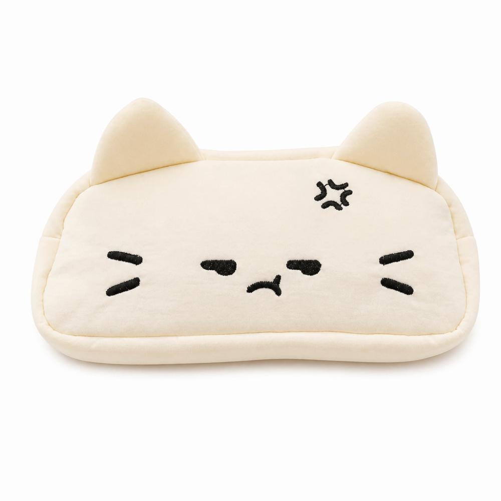Funny Embroidered Cat Pencil Case Cartoon Kitty Stationer Bag Stationery Storage Bag Student Use