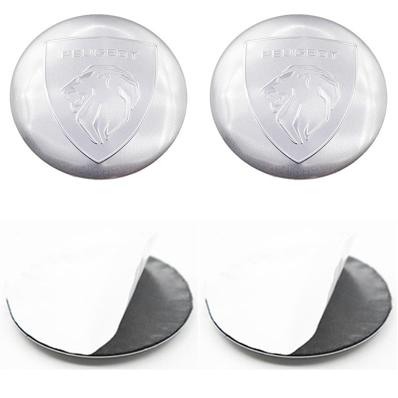 20pcs 56mm 60mm 65mm 54mm Peugeot Car emblem Wheel Center Hub auto Rim refit dust-proof badge covers sticker styling accessories