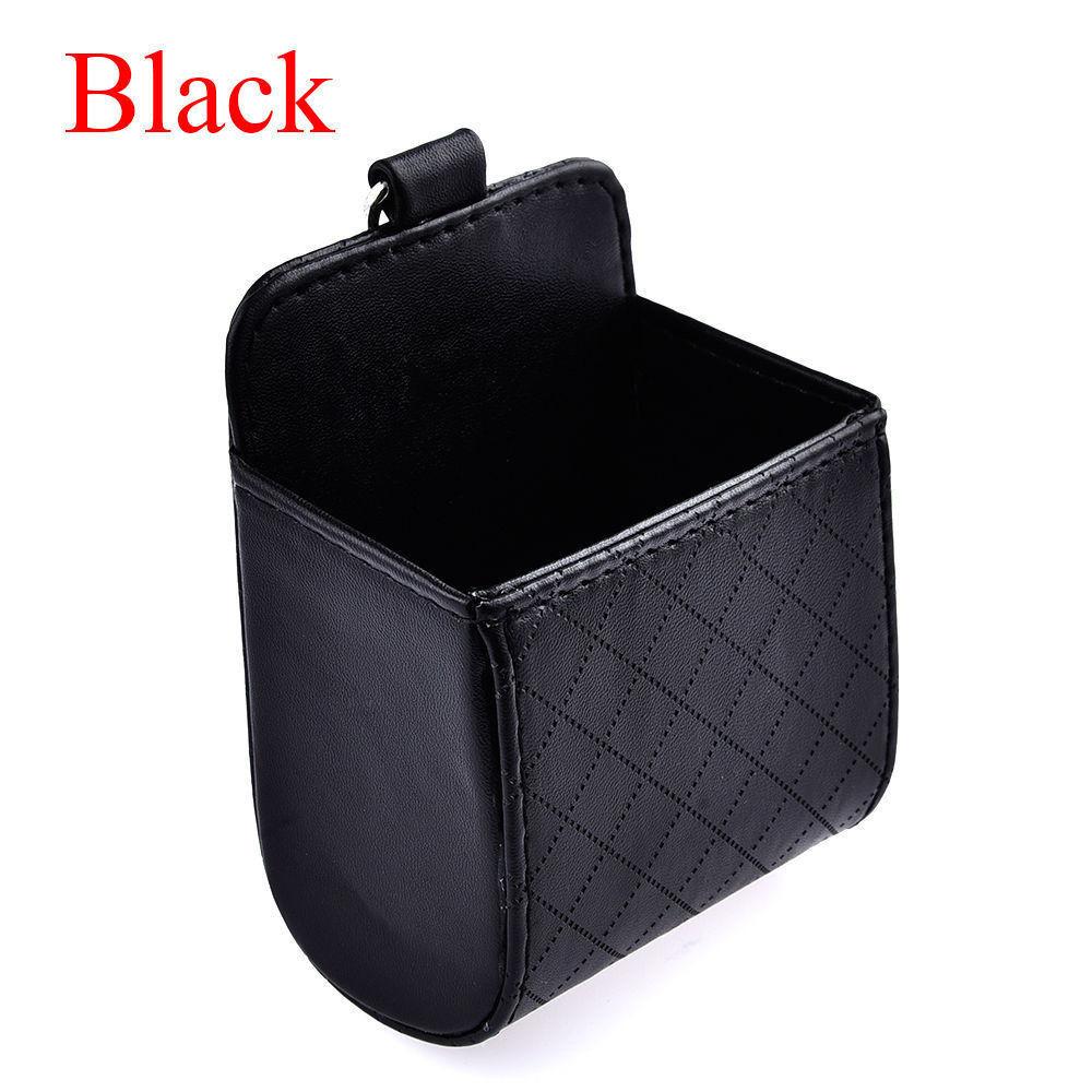 Leder Auto Lüftungsschlitz Aufbewahrungstasche Kreativ Cartoon Multifunktional Telefon Münz Organizer Box