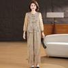 Women Summer Two Piece Set Top And Pants Plus Size Fashion Outfit