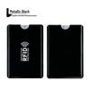 In-Stock Silver RFID Card Holder: Anti-Scan, Anti-Demagnetization, Anti-Theft NFC Bank ID Aluminum Shield