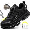 Scarpe di Sicurezza da Uomo Protezione ed Elasticità Stivali di Sicurezza Scarpe Eleganti per l'Uso Quotidiano Traspiranti Protezione dagli Odori Calzature da Lavoro da Uomo
