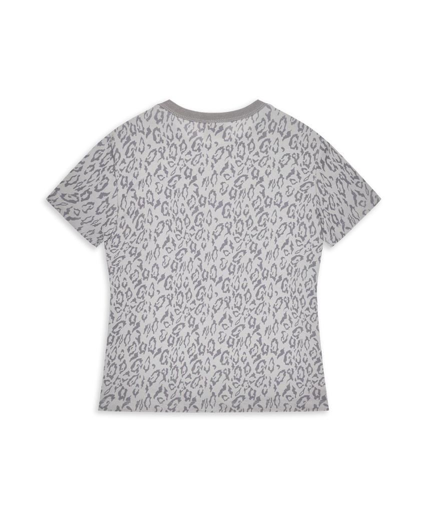 AFTERMATH Atm W Leopard Tee Gray