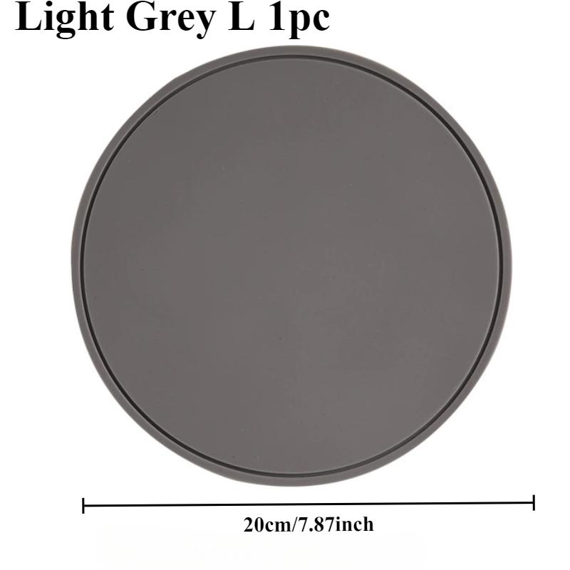 1/3PCS silicone pot mat heat insulation pad silicone high temperature resistant dining table anti-scalding pad round and simple