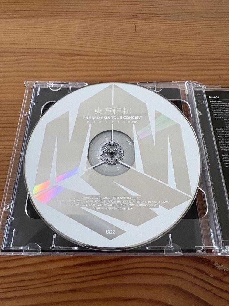 [USED] TVXQ THE 3RD ASIA TOUR CONCERT CD