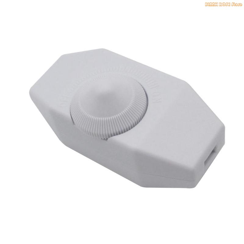 K1AE Manueller Drehschalter für Kabel AC 220V 1A Schieberegler Lampendimmer für Tischlampe LED Salzlampe 110V-220V Licht