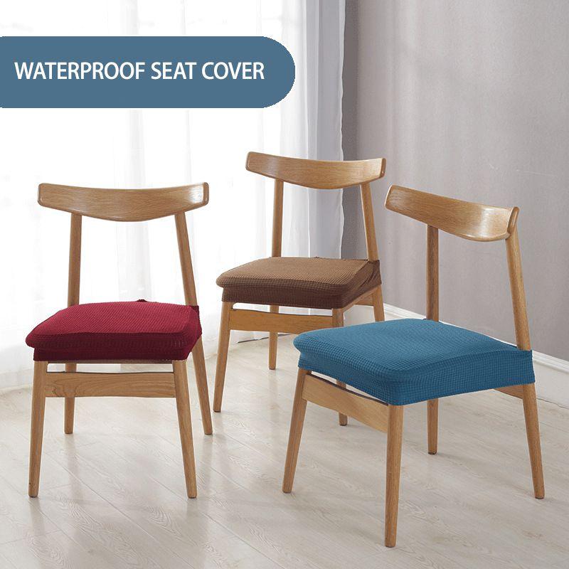 1 4 6 Pcs Waterproof Stretch Chair Cover Spandex Elastic Seat Covers For Dining Room Chairs Home Simple Pērc Par Zemām Cenām E Komercijas Platformā Joom 1 4 6 Pcs Waterproof Stretch Chair, Dining Chair Padded Seat Covers