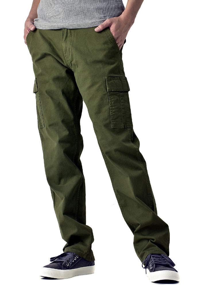 

Outdoor Products Men s Stretch Cargo Chino Pants, Military Style, Authentic, Size 88 Khaki