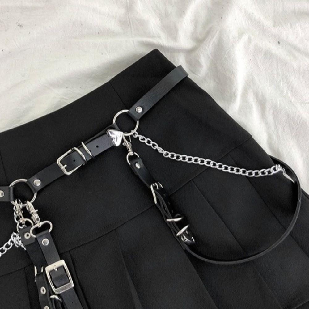Metal Skirt Belt Punk JK Leg Loop Leg Accessories Waist Chain  Nightclub