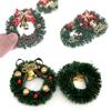 1pc 6cm Miniature Wreath Doll House Christmas Tree Wall Baking Decoration Dollhouse Access Children Toy Gift Kid Navidad 2026