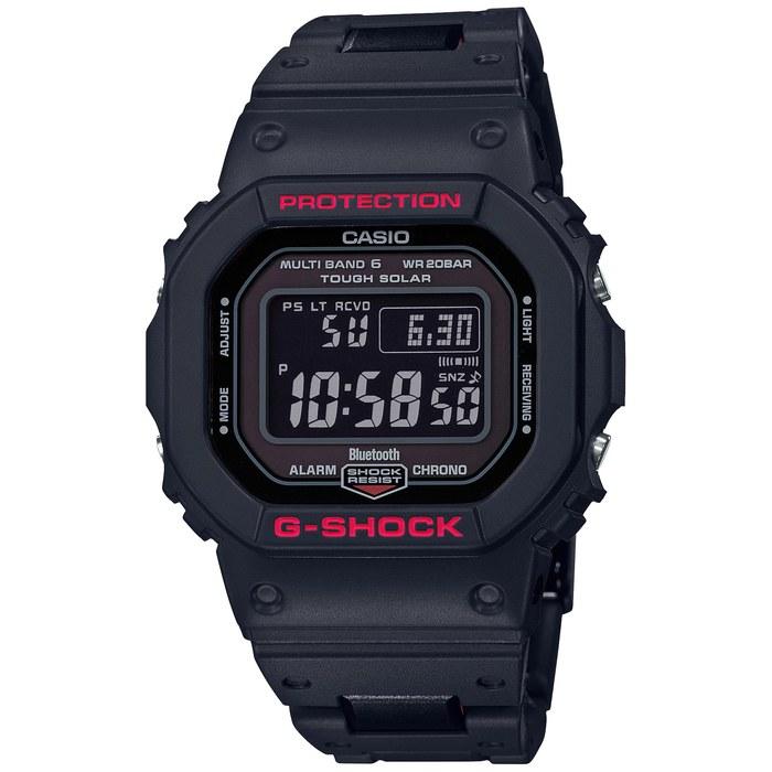 Casio G-Shock GW-B5600HR-1JF Bluetooth Solar Watch - Men s - Black/Red