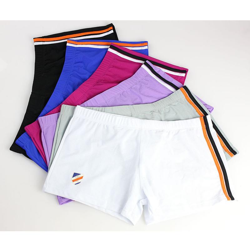 Herren Low-Rise Sportshorts Lässige Unifarbene Boxershorts Atmungsaktive Slim Fit Vier-Punkt-Shorts