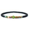 Bohemia Emperor Stone Bracelet Unisex 4mm Small Beads Braslet Gemstone Stretch Beaded Braclet Leisure Pulseira Accessories Joias