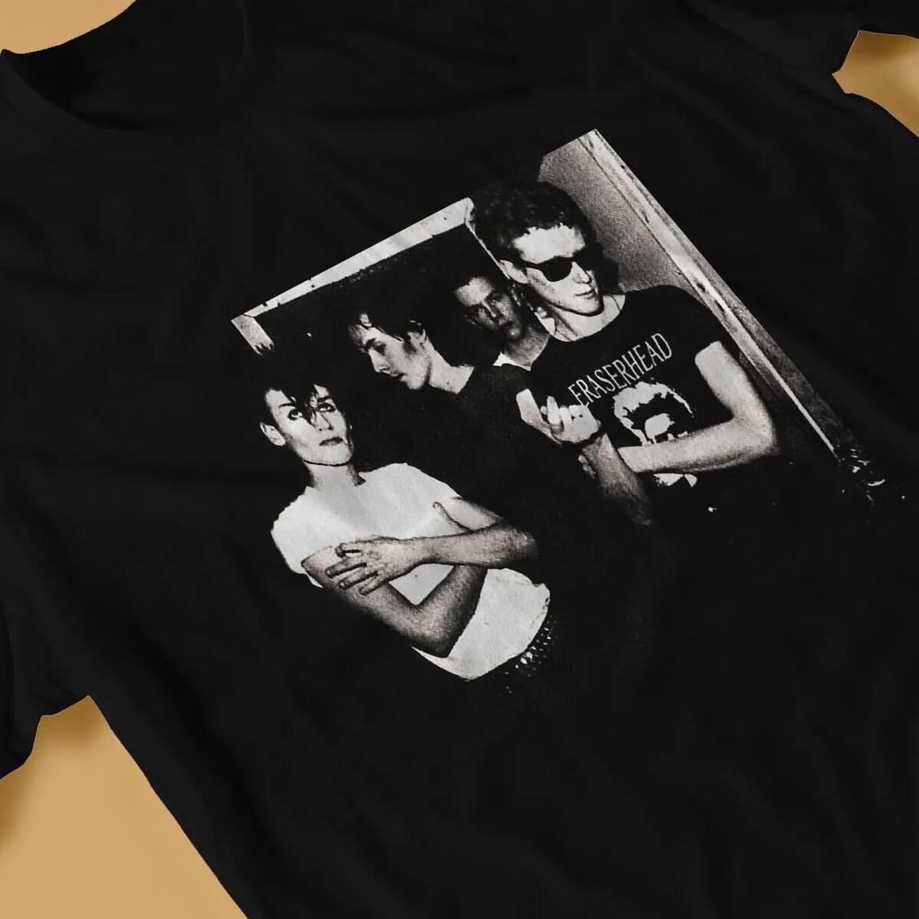 Herrar Brittiskt Postpunk Rockband T-shirt Bauhaus Ren Bomull Kläder Unika Kortärmade O-hals T-shirts Nyhet T-shirts