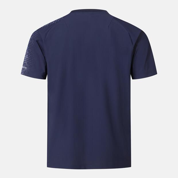 DESCENTE Men'S Cooling Tricot Graphic Short Sleeve T-Shirt Dark Navy Sr311Tts76 (B Type)