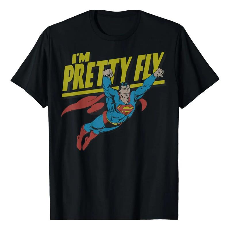 Camiseta Retr? Superman Pretty Fly Da Dc Comics S разноцветный